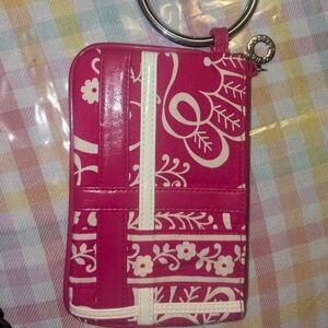 Vera Bradley Wristlet Wallet w/Bangle Ring